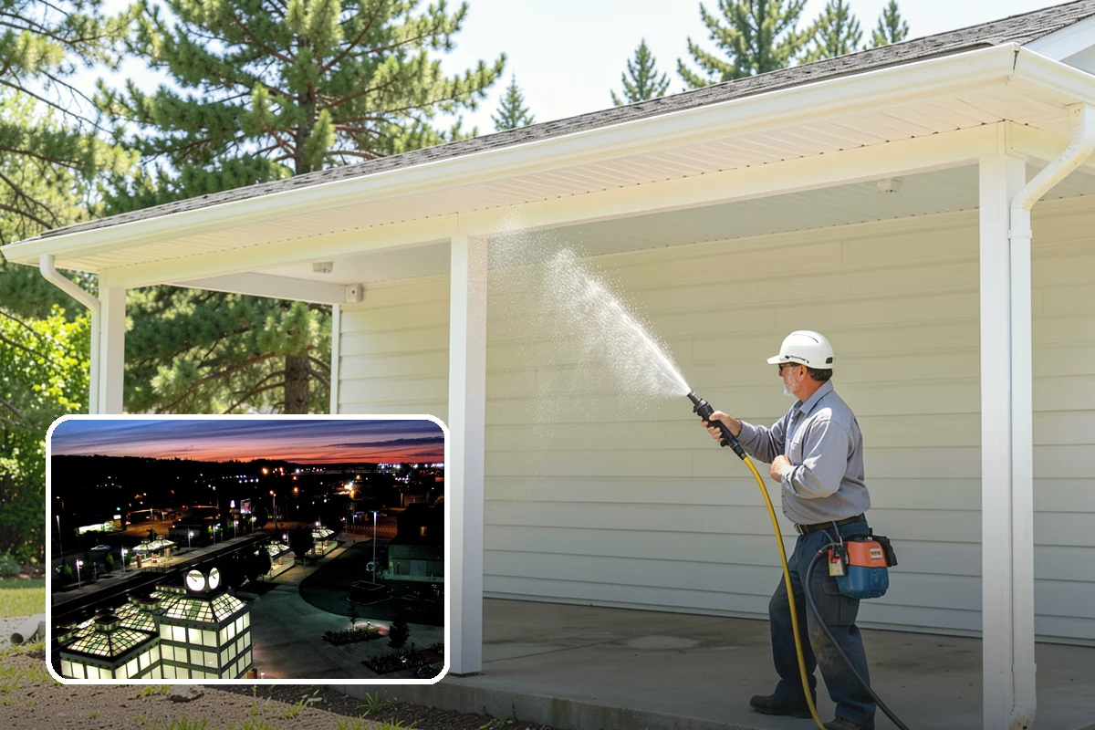 Picture Window Cleaning in Auburn, King County, WA - Cleans the large pane edge to edge