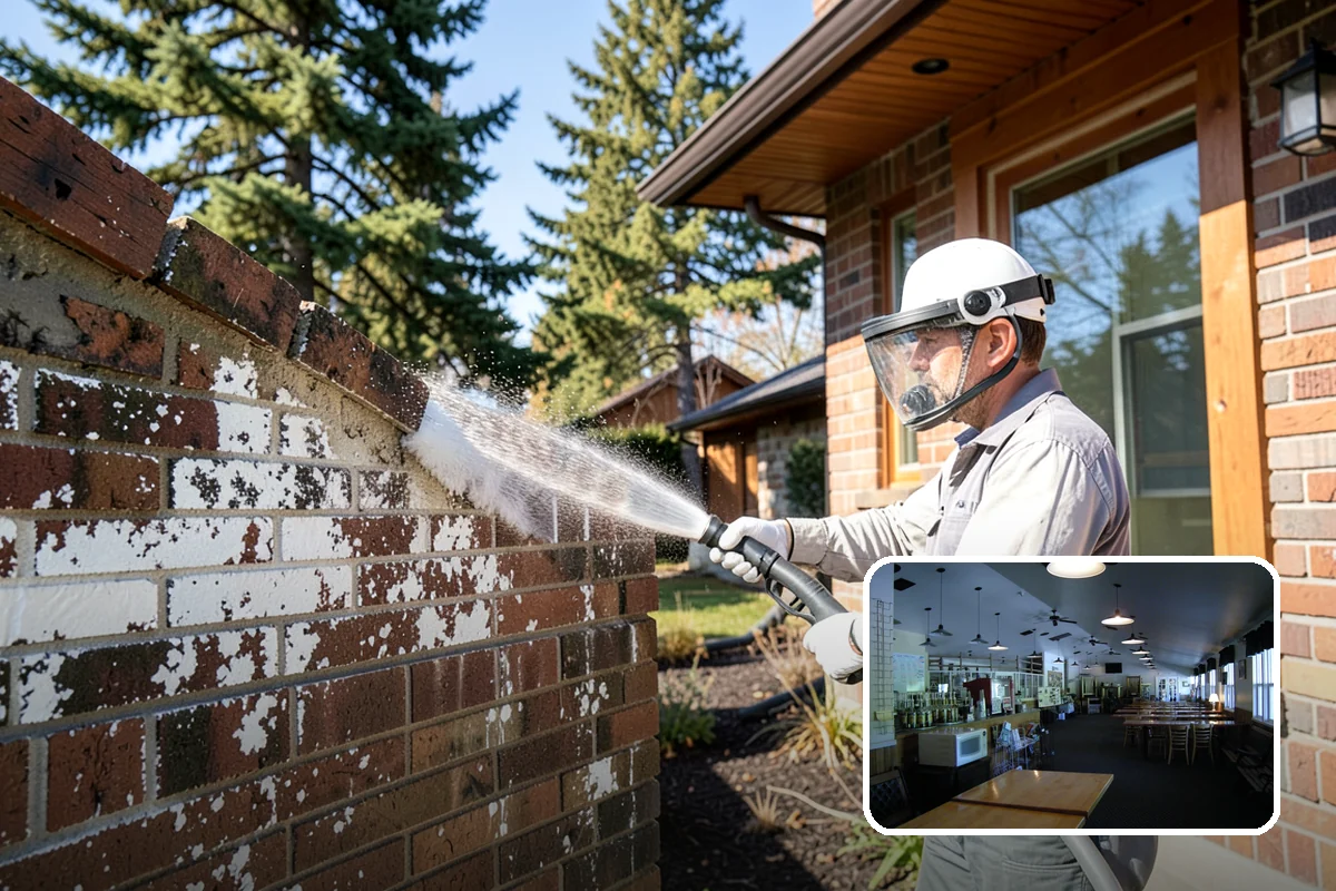 Picture Window Cleaning in Black Diamond, King County, WA - Cleans the large pane edge to edge