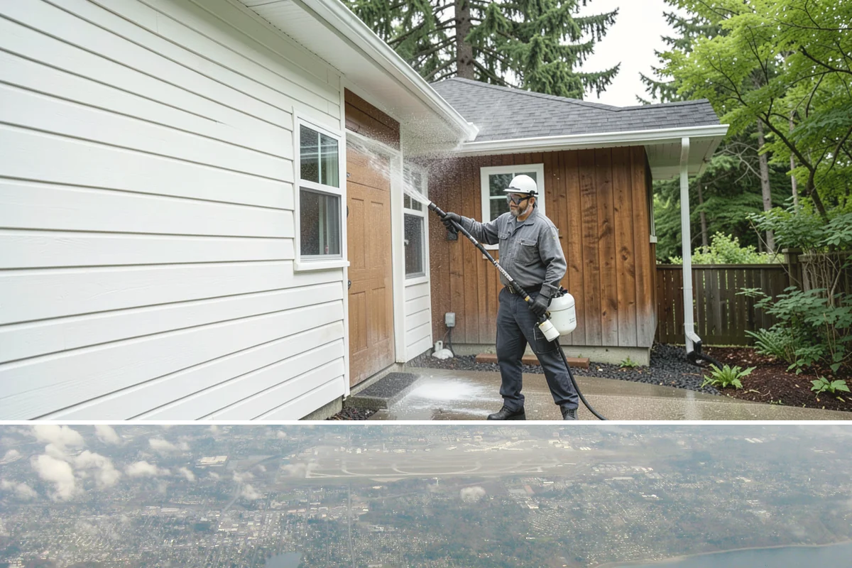 Picture Window Cleaning in Burien, King County, WA - Clean picture windows in spring and again in fall to keep the view sharp through both bright and gray seasons.