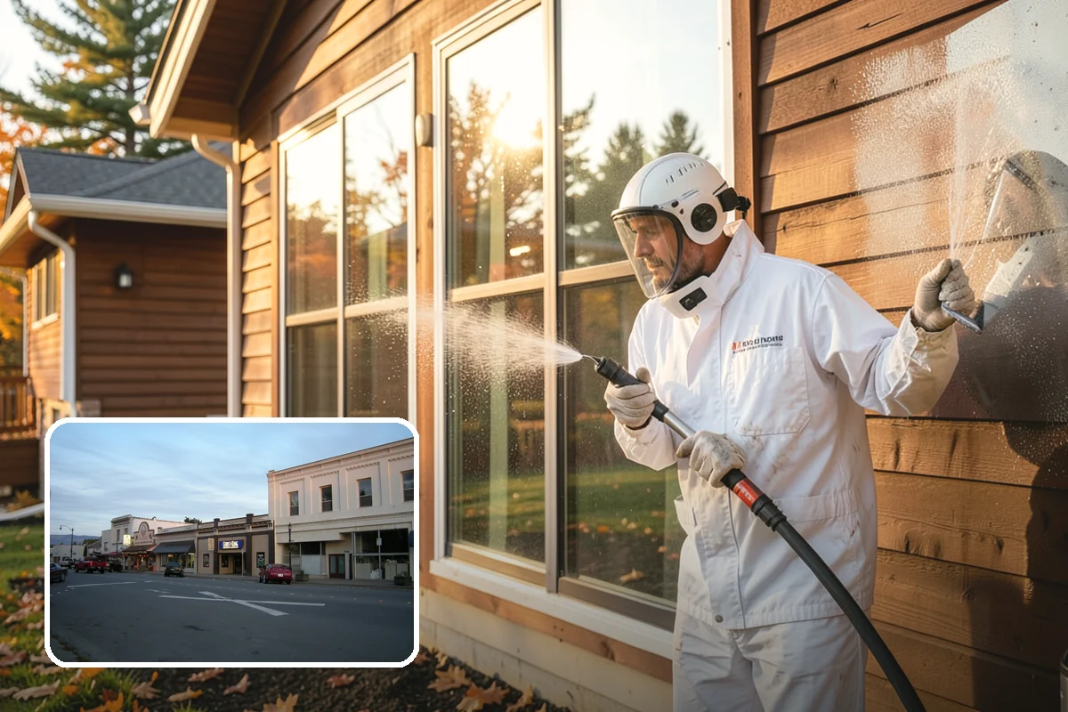 Picture Window Cleaning in Burlington, Skagit County, WA - Cleans the large pane edge to edge