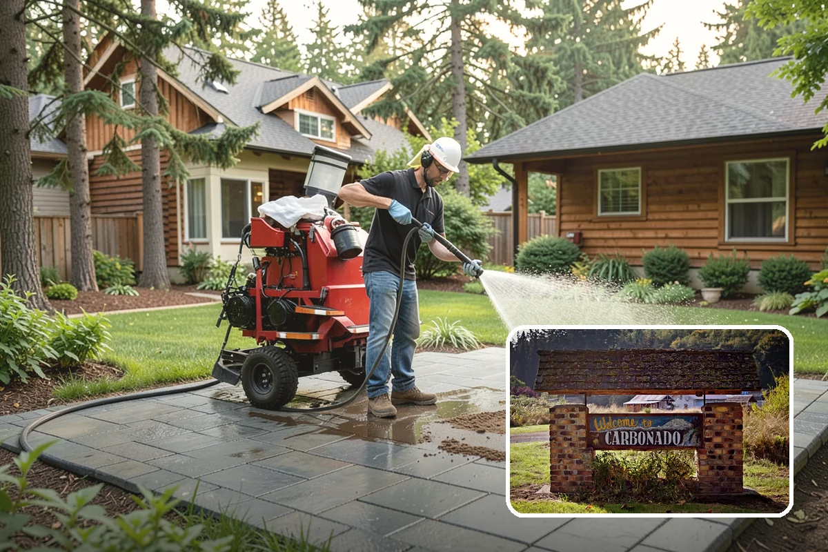 Picture Window Cleaning in Carbonado, Pierce County, WA - Cleans the large pane edge to edge