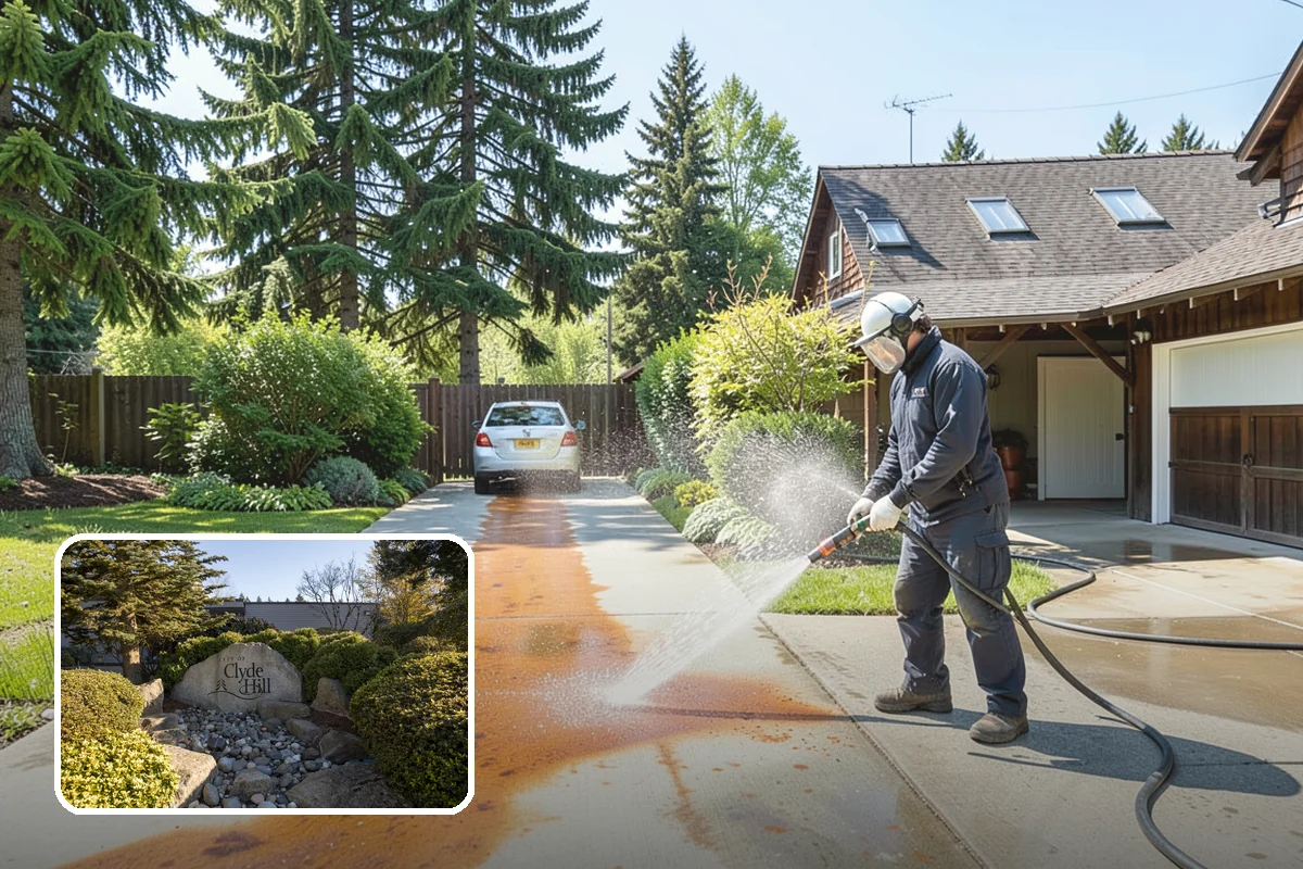 Picture Window Cleaning in Clyde Hill, King County, WA - Cleans the large pane edge to edge