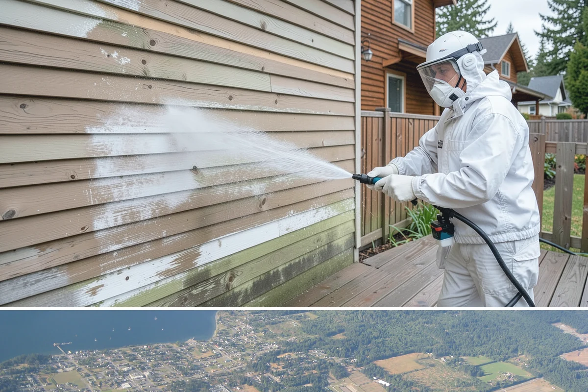 Picture Window Cleaning in Coupeville, Island County, WA - Clean picture windows in spring and again in fall to keep the view sharp through both bright and gray seasons.