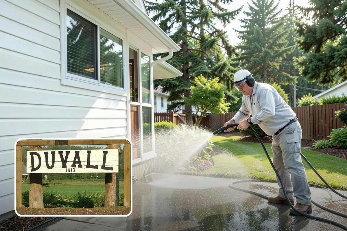 Picture Window Cleaning in Duvall, King County, WA - Cleans the large pane edge to edge