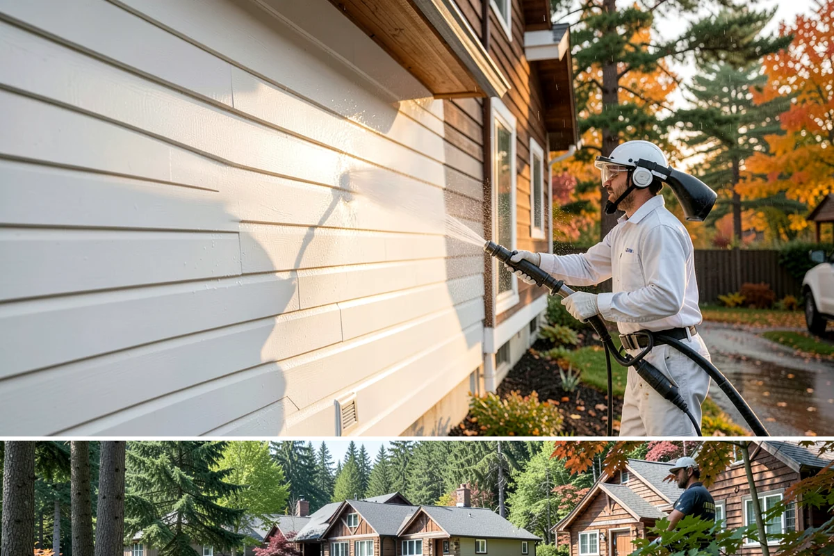 Picture Window Cleaning in Edgewood, Pierce County, WA - Clean picture windows in spring and again in fall to keep the view sharp through both bright and gray seasons.