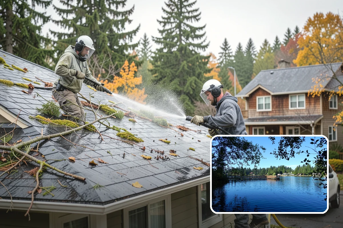 Picture Window Cleaning in Federal Way, King County, WA - Cleans the large pane edge to edge
