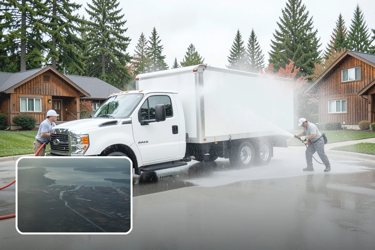 Picture Window Cleaning in Fife, Pierce County, WA - Cleans the large pane edge to edge