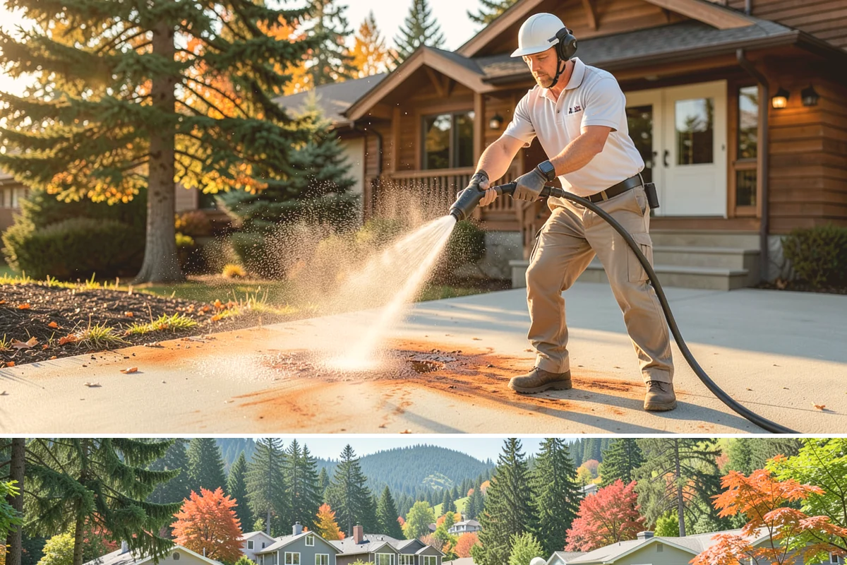 Picture Window Cleaning in Fircrest, Pierce County, WA - Clean picture windows in spring and again in fall to keep the view sharp through both bright and gray seasons.