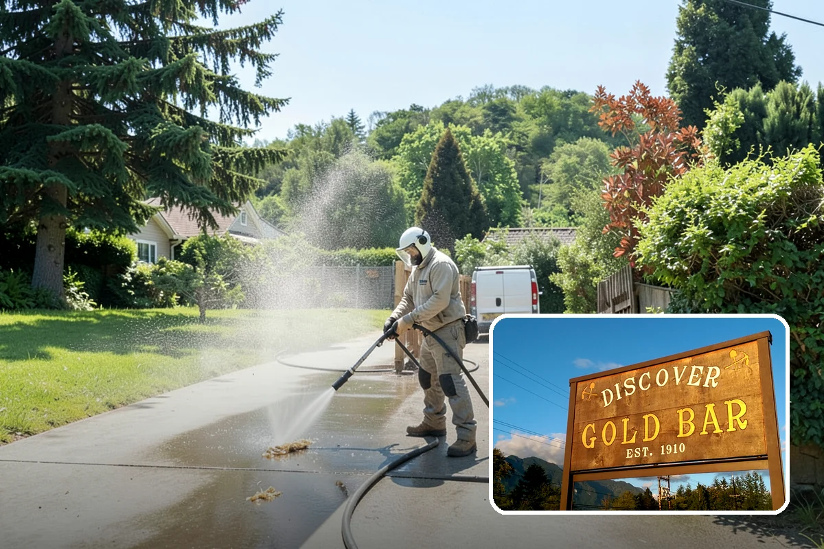 Picture Window Cleaning in Gold Bar, Snohomish County, WA - Cleans the large pane edge to edge