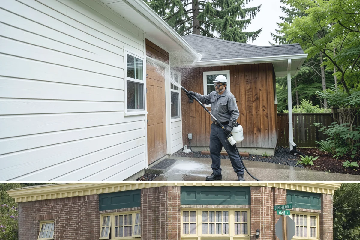Picture Window Cleaning in Hamilton, Skagit County, WA - Clean picture windows in spring and again in fall to keep the view sharp through both bright and gray seasons.