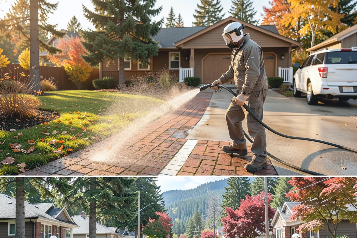Picture Window Cleaning in Hunts Point, King County, WA - Clean picture windows in spring and again in fall to keep the view sharp through both bright and gray seasons.