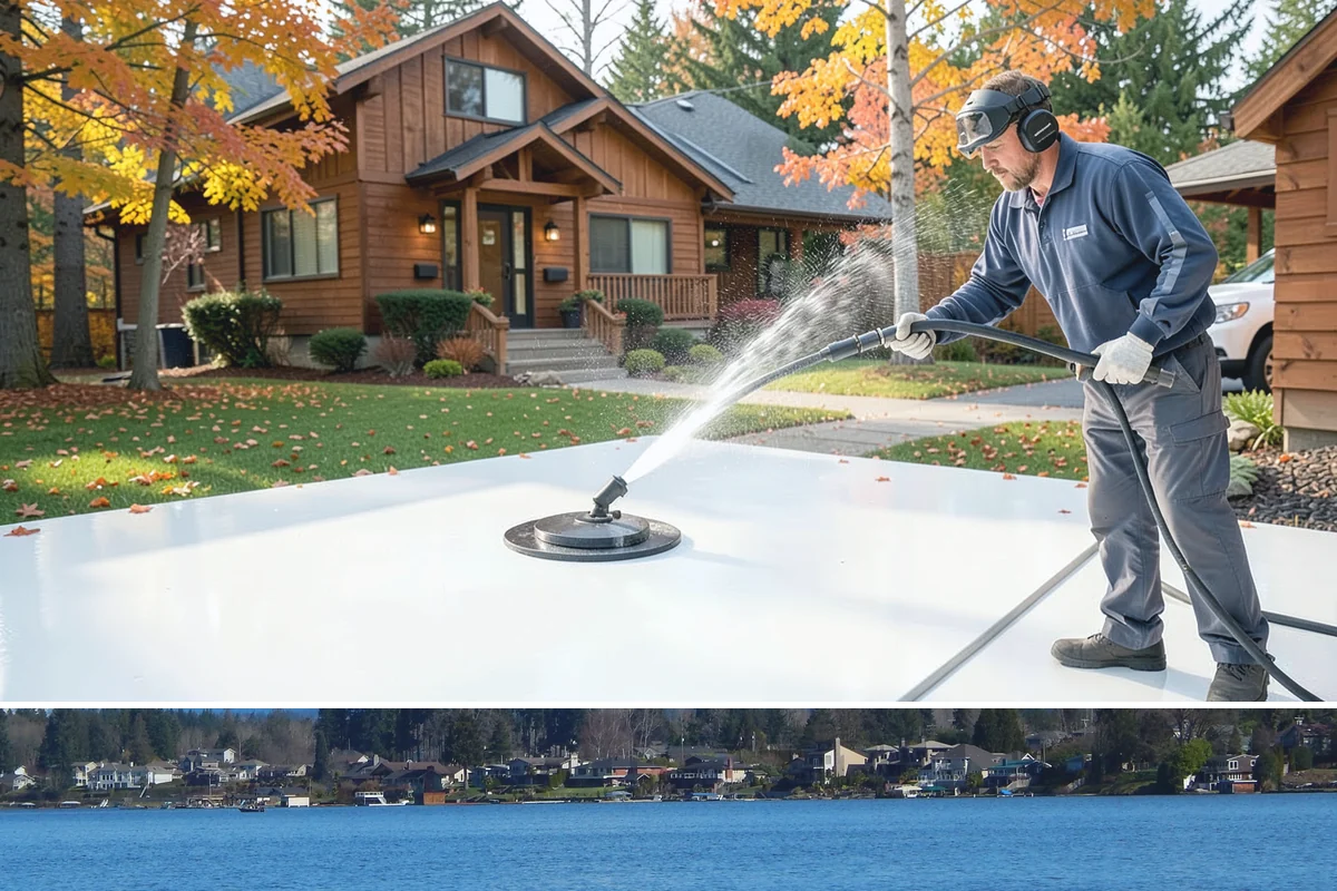 Picture Window Cleaning in Lake Stevens, Snohomish County, WA - Clean picture windows in spring and again in fall to keep the view sharp through both bright and gray seasons.