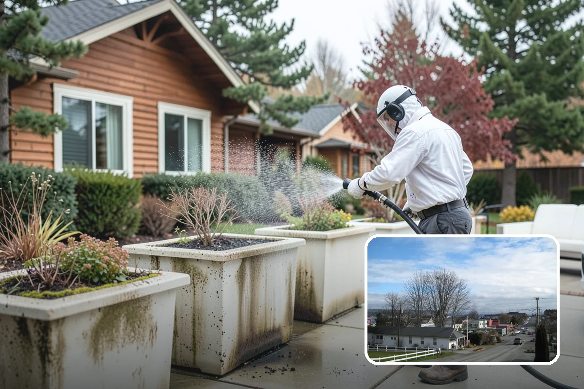 Picture Window Cleaning in Langley, Island County, WA - Cleans the large pane edge to edge
