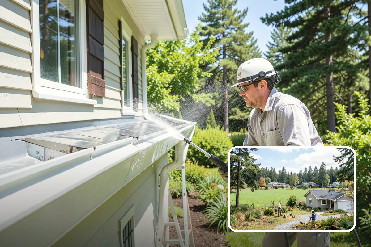 Picture Window Cleaning in Lyman, Skagit County, WA - Cleans the large pane edge to edge