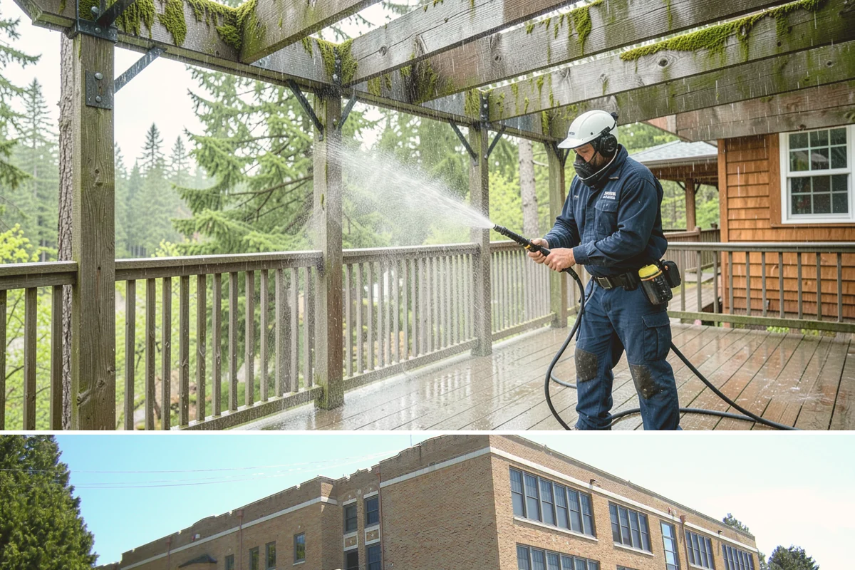 Picture Window Cleaning in Maple Valley, King County, WA - Clean picture windows in spring and again in fall to keep the view sharp through both bright and gray seasons.
