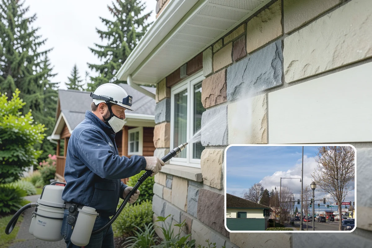 Picture Window Cleaning in Marysville, Snohomish County, WA - Cleans the large pane edge to edge