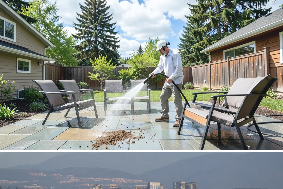 Picture Window Cleaning in Medina, King County, WA - Clean picture windows in spring and again in fall to keep the view sharp through both bright and gray seasons.