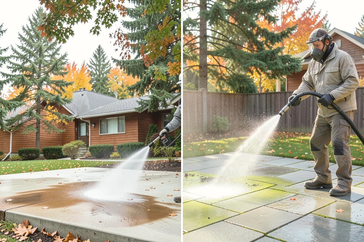 Picture Window Cleaning in Mercer Island, King County, WA - Rinse the large pane to remove loose grime