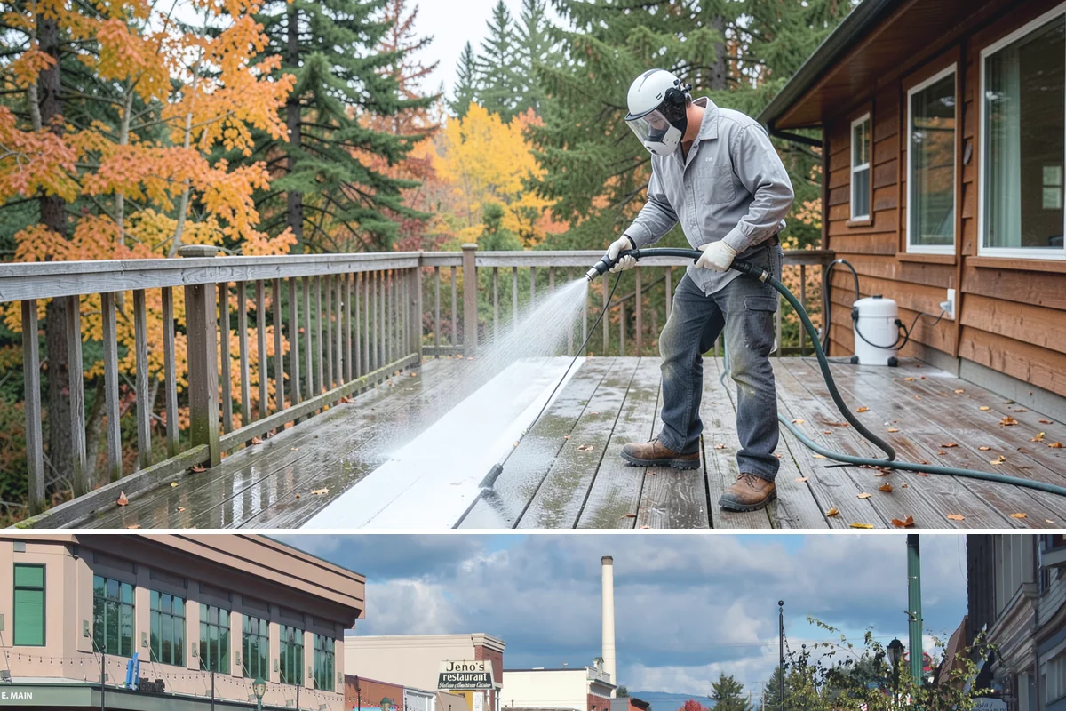 Picture Window Cleaning in Monroe, Snohomish County, WA - Clean picture windows in spring and again in fall to keep the view sharp through both bright and gray seasons.