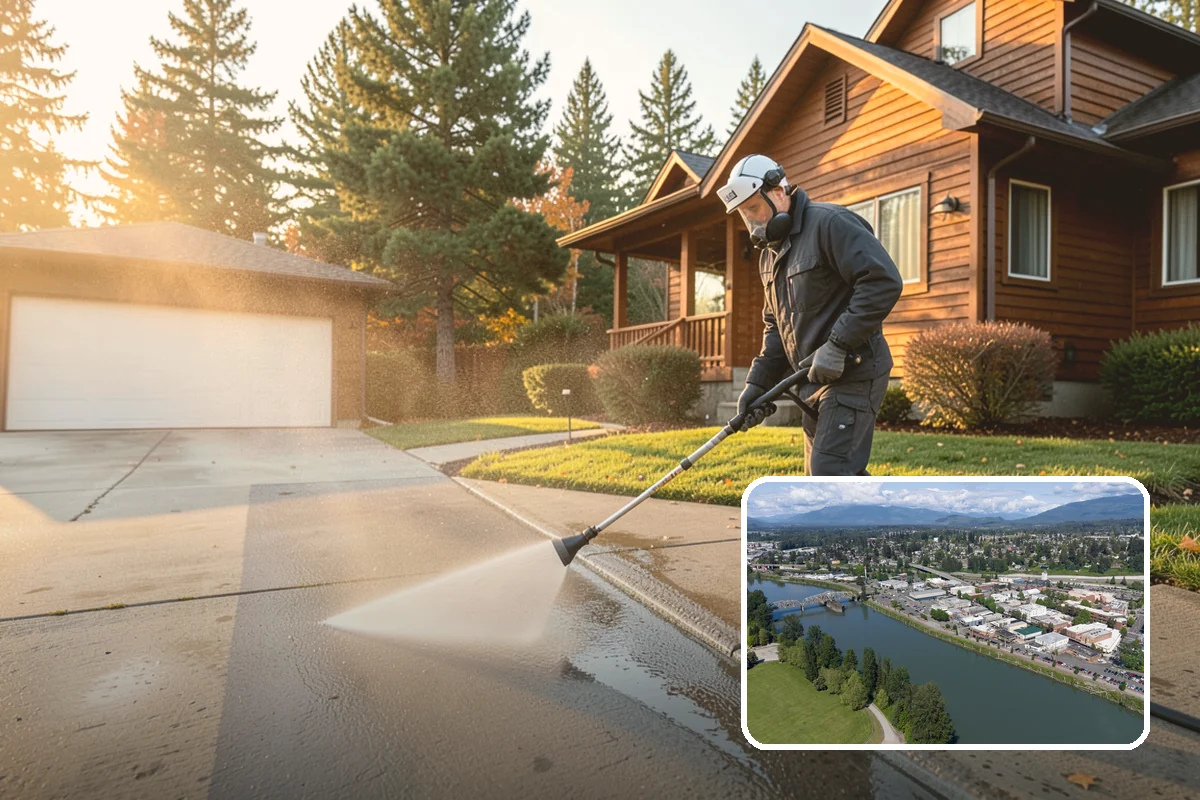 Picture Window Cleaning in Mount Vernon, Skagit County, WA - Cleans the large pane edge to edge