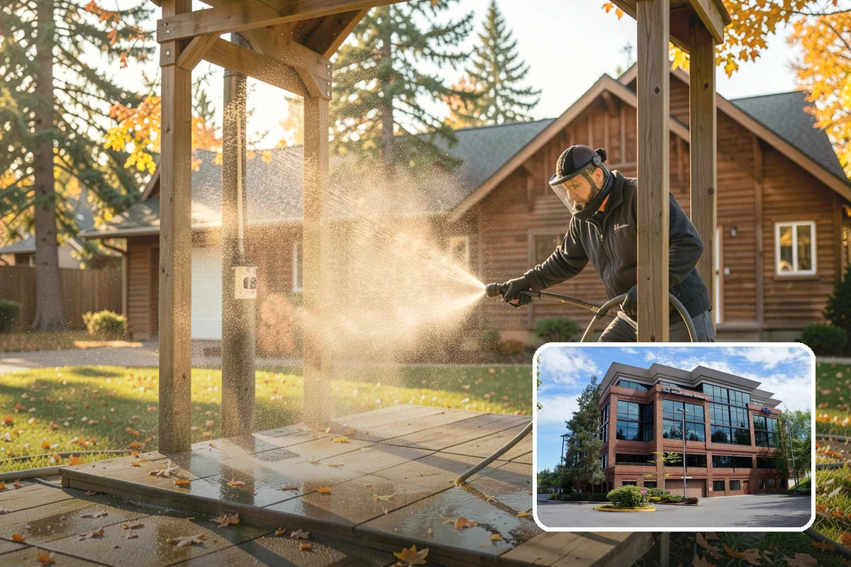 Picture Window Cleaning in Mountlake Terrace, Snohomish County, WA - Cleans the large pane edge to edge