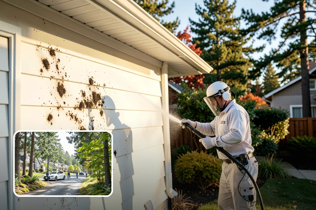 Picture Window Cleaning in Normandy Park, King County, WA - Cleans the large pane edge to edge