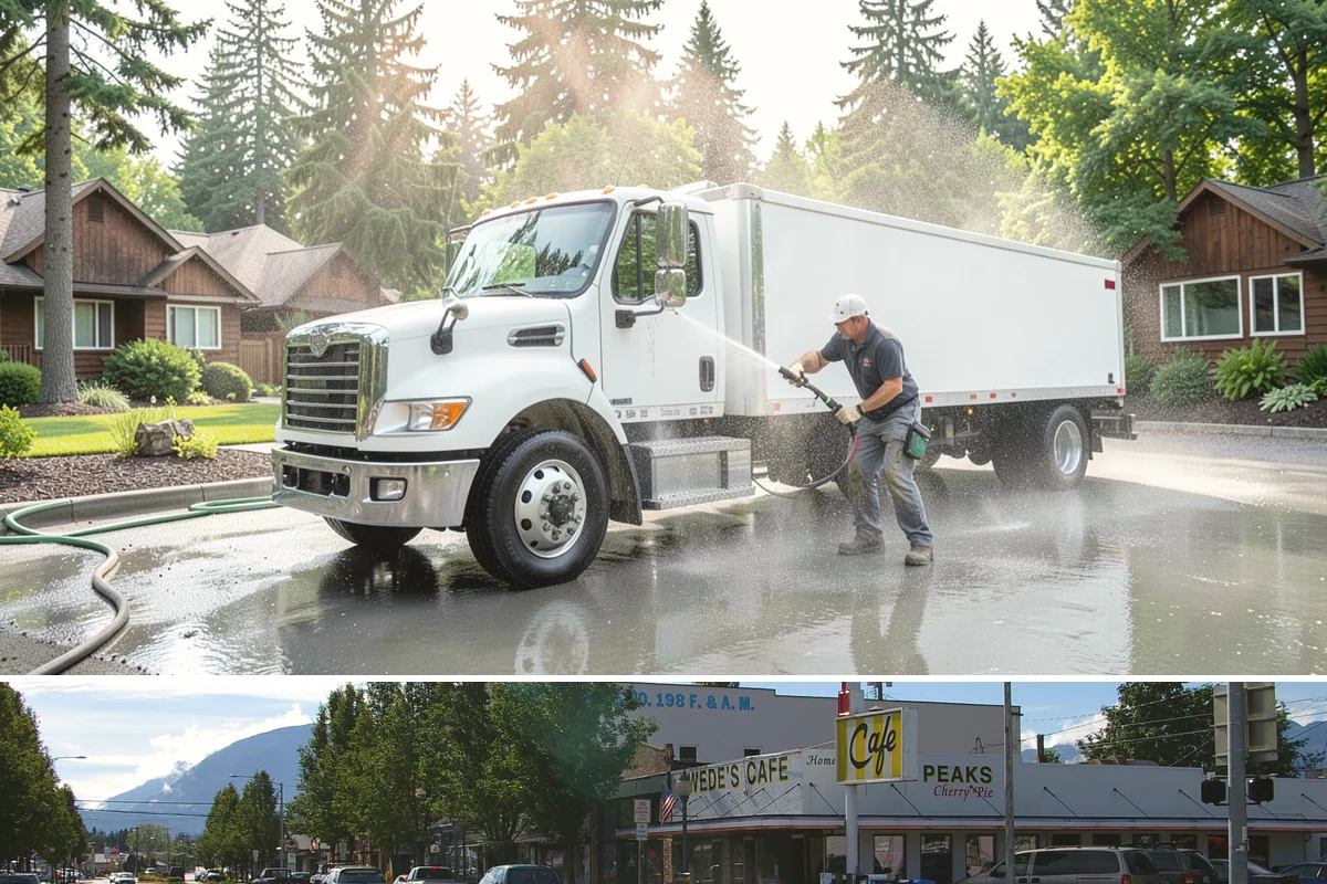 Picture Window Cleaning in North Bend, King County, WA - Clean picture windows in spring and again in fall to keep the view sharp through both bright and gray seasons.