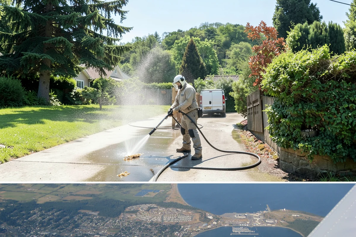 Picture Window Cleaning in Oak Harbor, Island County, WA - Clean picture windows in spring and again in fall to keep the view sharp through both bright and gray seasons.