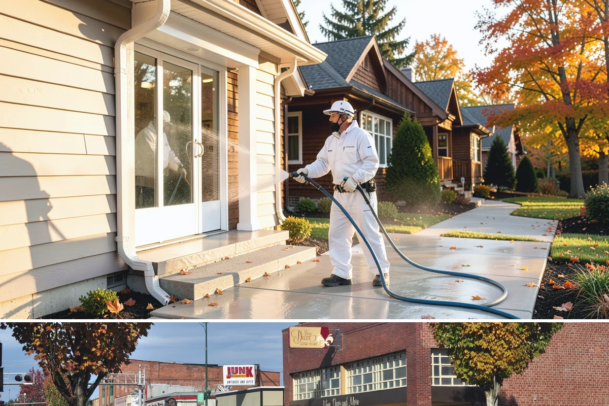 Picture Window Cleaning in Puyallup, Pierce County, WA - Clean picture windows in spring and again in fall to keep the view sharp through both bright and gray seasons.