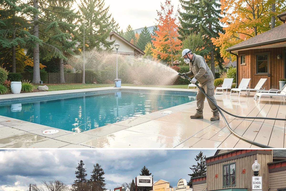 Picture Window Cleaning in Roy, Pierce County, WA - Clean picture windows in spring and again in fall to keep the view sharp through both bright and gray seasons.
