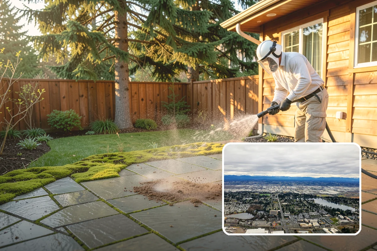 Picture Window Cleaning in SeaTac, King County, WA - Cleans the large pane edge to edge