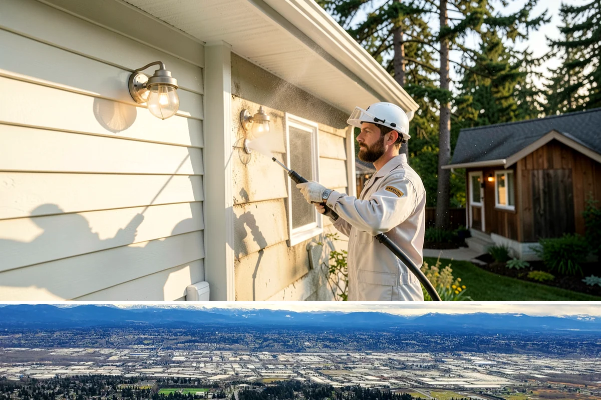 Picture Window Cleaning in SeaTac, King County, WA - Clean picture windows in spring and again in fall to keep the view sharp through both bright and gray seasons.