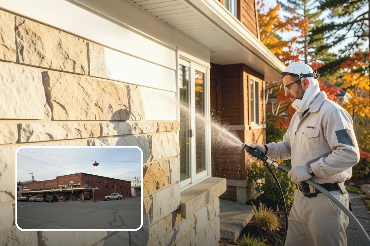 Picture Window Cleaning in Sedro-Woolley, Skagit County, WA - Cleans the large pane edge to edge
