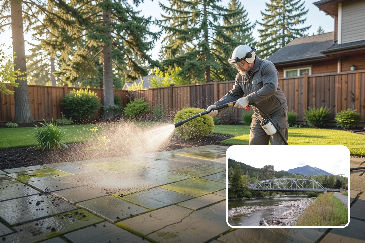 Picture Window Cleaning in Skykomish, King County, WA - Cleans the large pane edge to edge