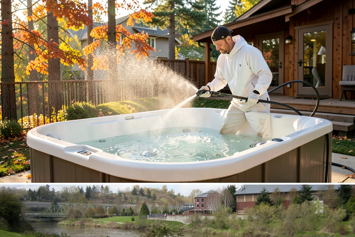 Picture Window Cleaning in Tukwila, King County, WA - Clean picture windows in spring and again in fall to keep the view sharp through both bright and gray seasons.
