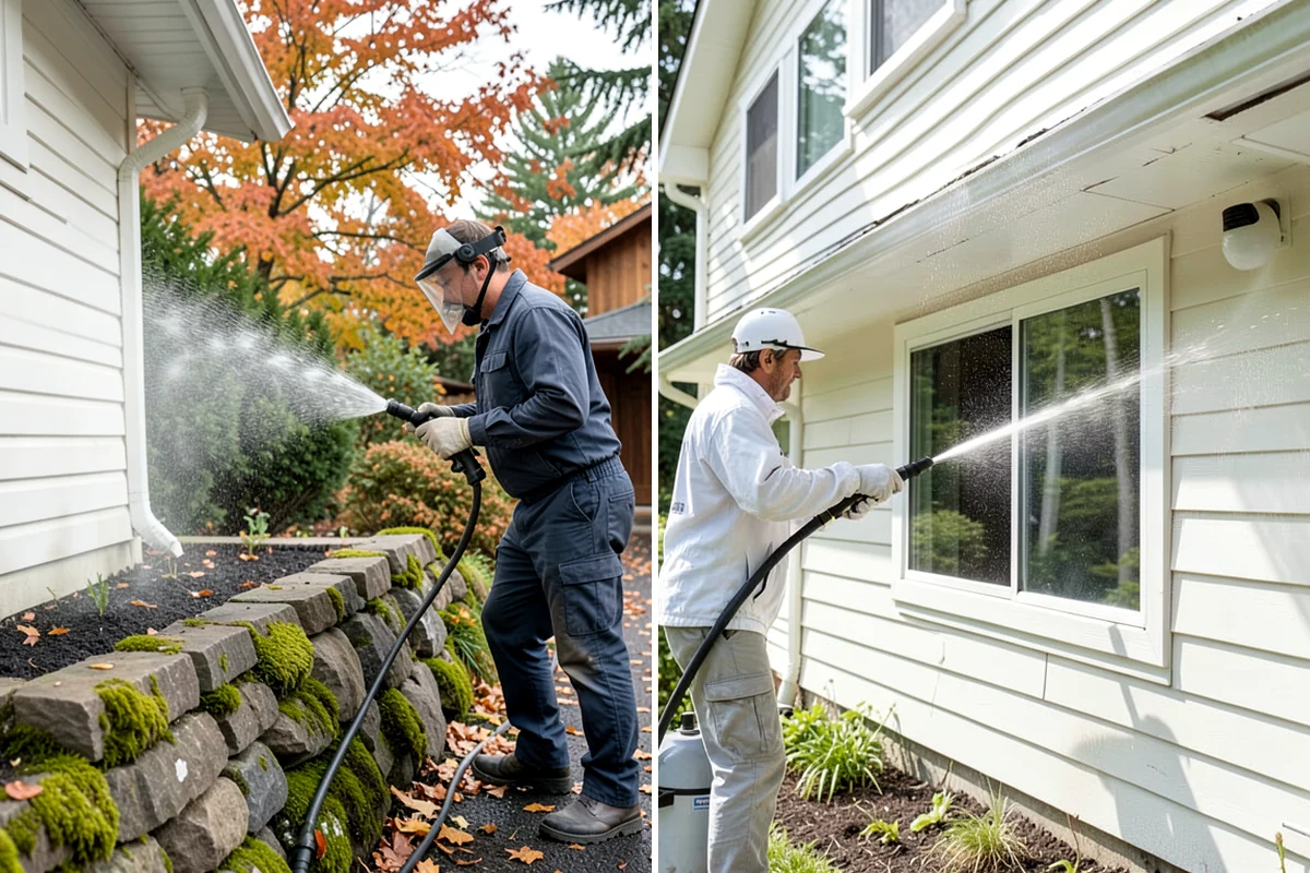 Planter Cleaning in Lake Forest Park, King County, WA - Empty or protect plantings and assess planter material
