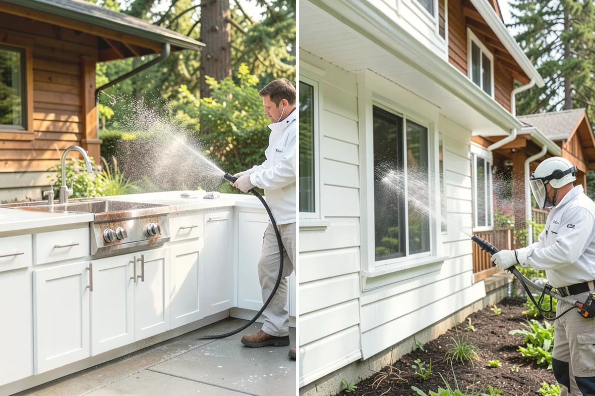 Planter Cleaning in Mercer Island, King County, WA - Empty or protect plantings and assess planter material