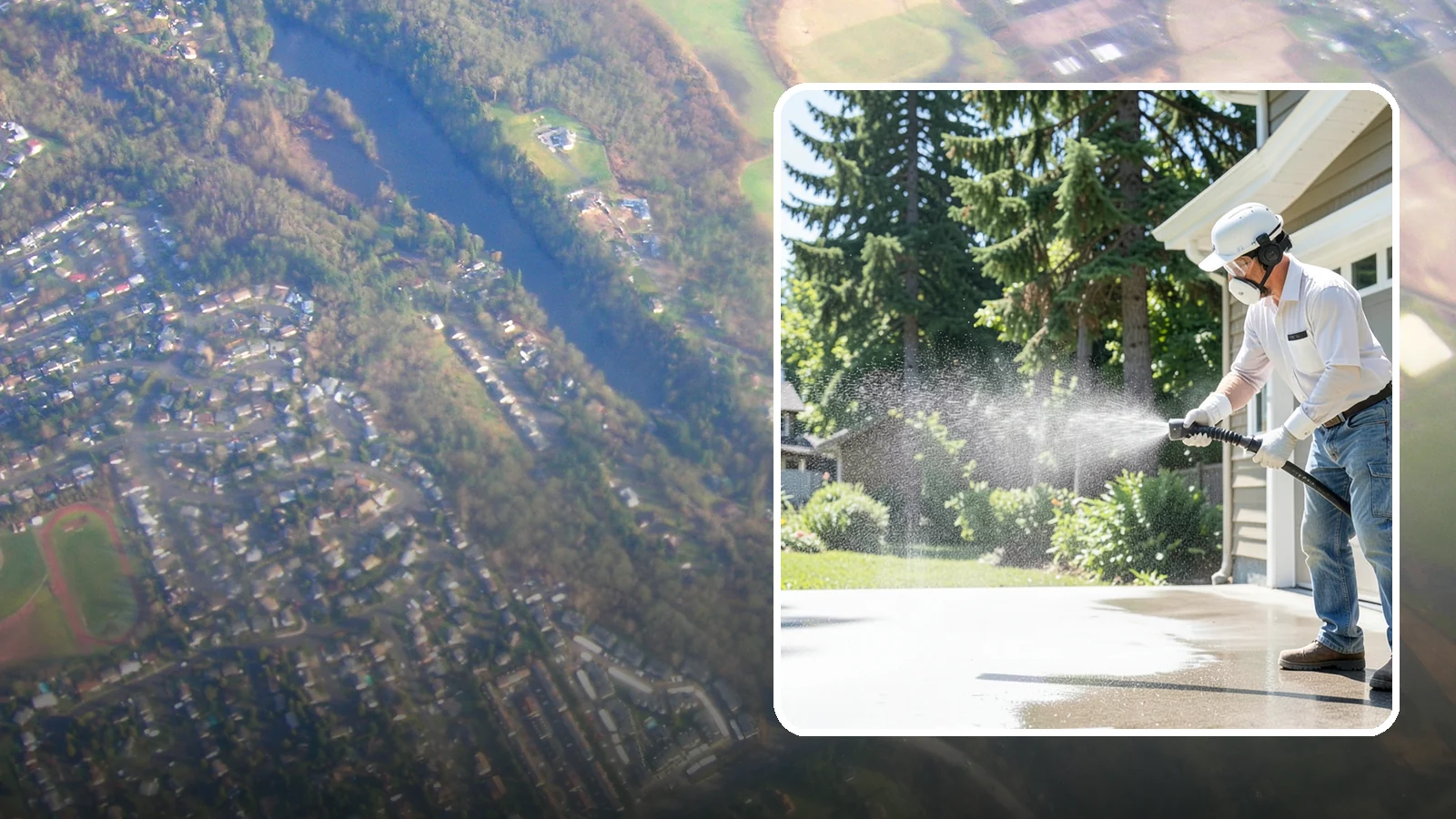 Plastic Cleaning in Algona, King County, WA - Cleaning of exterior plastic and vinyl fixtures, furniture, and trim that removes grime, mold, and chalking gently.