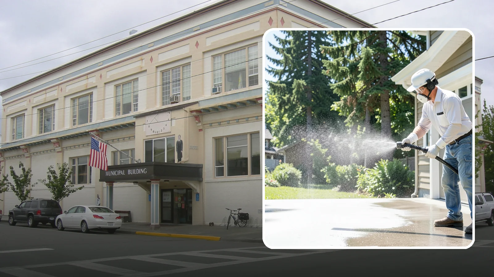 Plastic Cleaning in Anacortes, Skagit County, WA - Cleaning of exterior plastic and vinyl fixtures, furniture, and trim that removes grime, mold, and chalking gently.