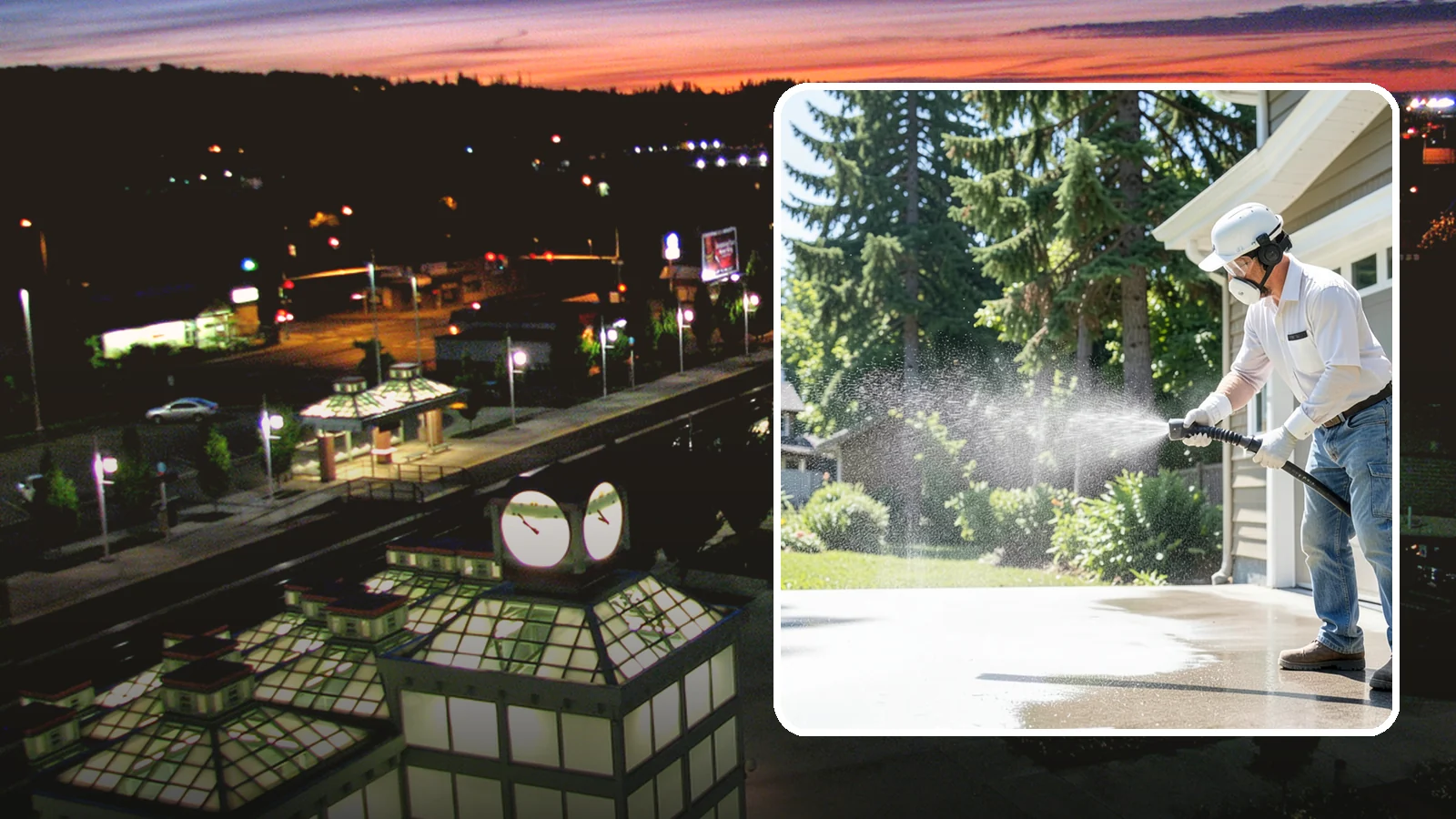 Plastic Cleaning in Auburn, King County, WA - Cleaning of exterior plastic and vinyl fixtures, furniture, and trim that removes grime, mold, and chalking gently.