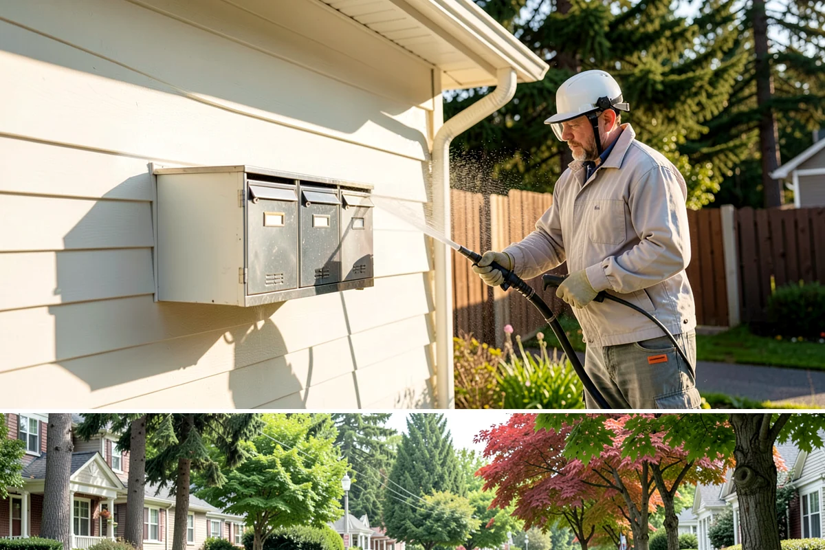 Plastic Cleaning in Beaux Arts Village, King County, WA - Clean exterior plastic in spring to remove winter mold, or in fall before storing furniture for the wet season.
