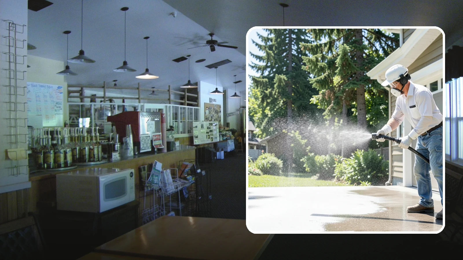 Plastic Cleaning in Black Diamond, King County, WA - Cleaning of exterior plastic and vinyl fixtures, furniture, and trim that removes grime, mold, and chalking gently.