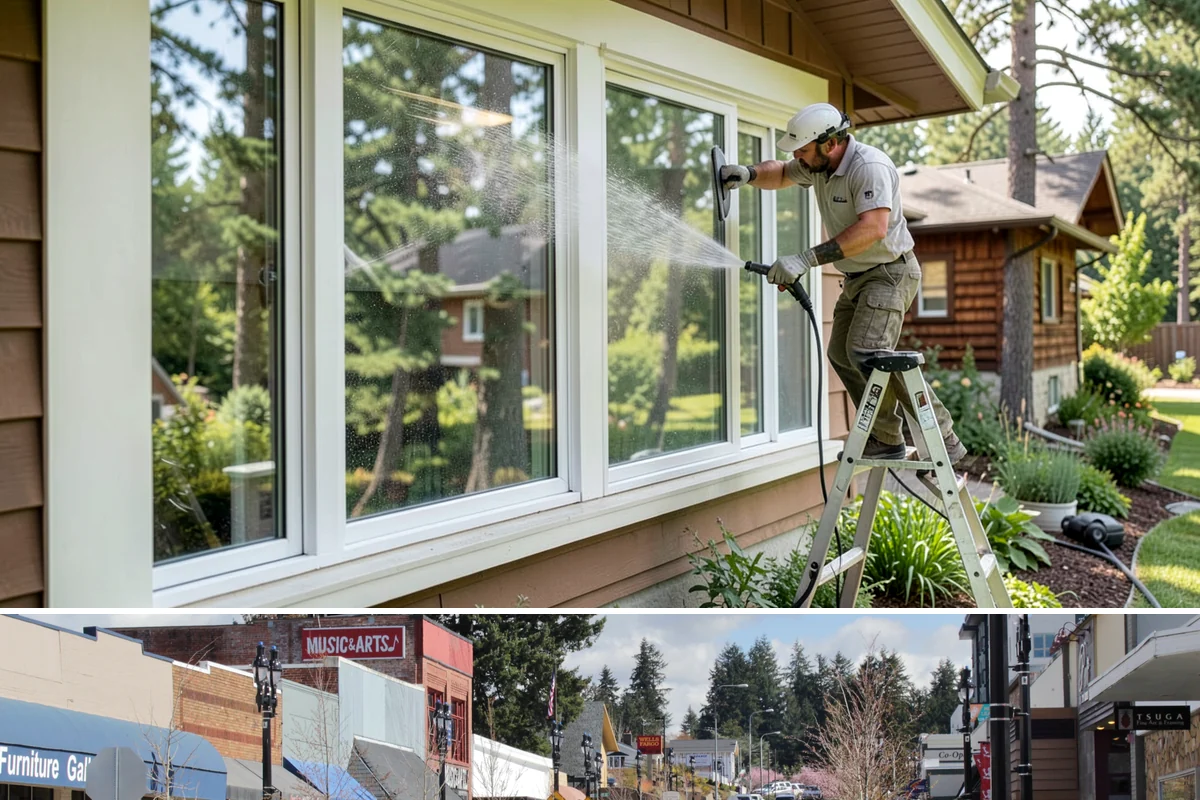Plastic Cleaning in Bothell, King County, WA - Clean exterior plastic in spring to remove winter mold, or in fall before storing furniture for the wet season.