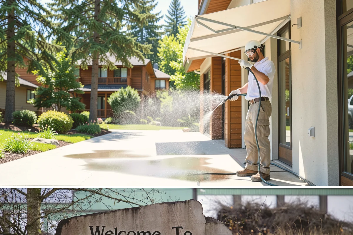 Plastic Cleaning in Buckley, Pierce County, WA - Clean exterior plastic in spring to remove winter mold, or in fall before storing furniture for the wet season.