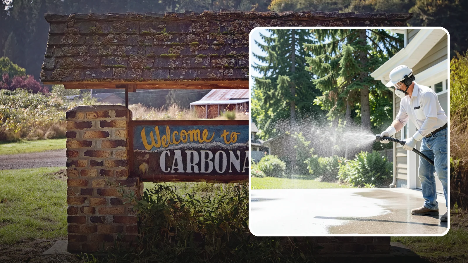 Plastic Cleaning in Carbonado, Pierce County, WA - Cleaning of exterior plastic and vinyl fixtures, furniture, and trim that removes grime, mold, and chalking gently.