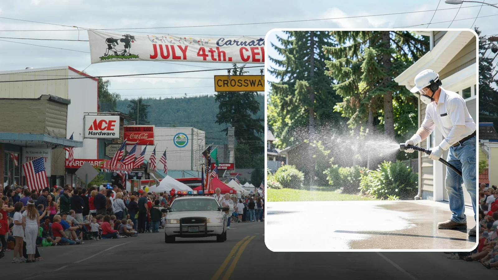 Plastic Cleaning in Carnation, King County, WA - Cleaning of exterior plastic and vinyl fixtures, furniture, and trim that removes grime, mold, and chalking gently.
