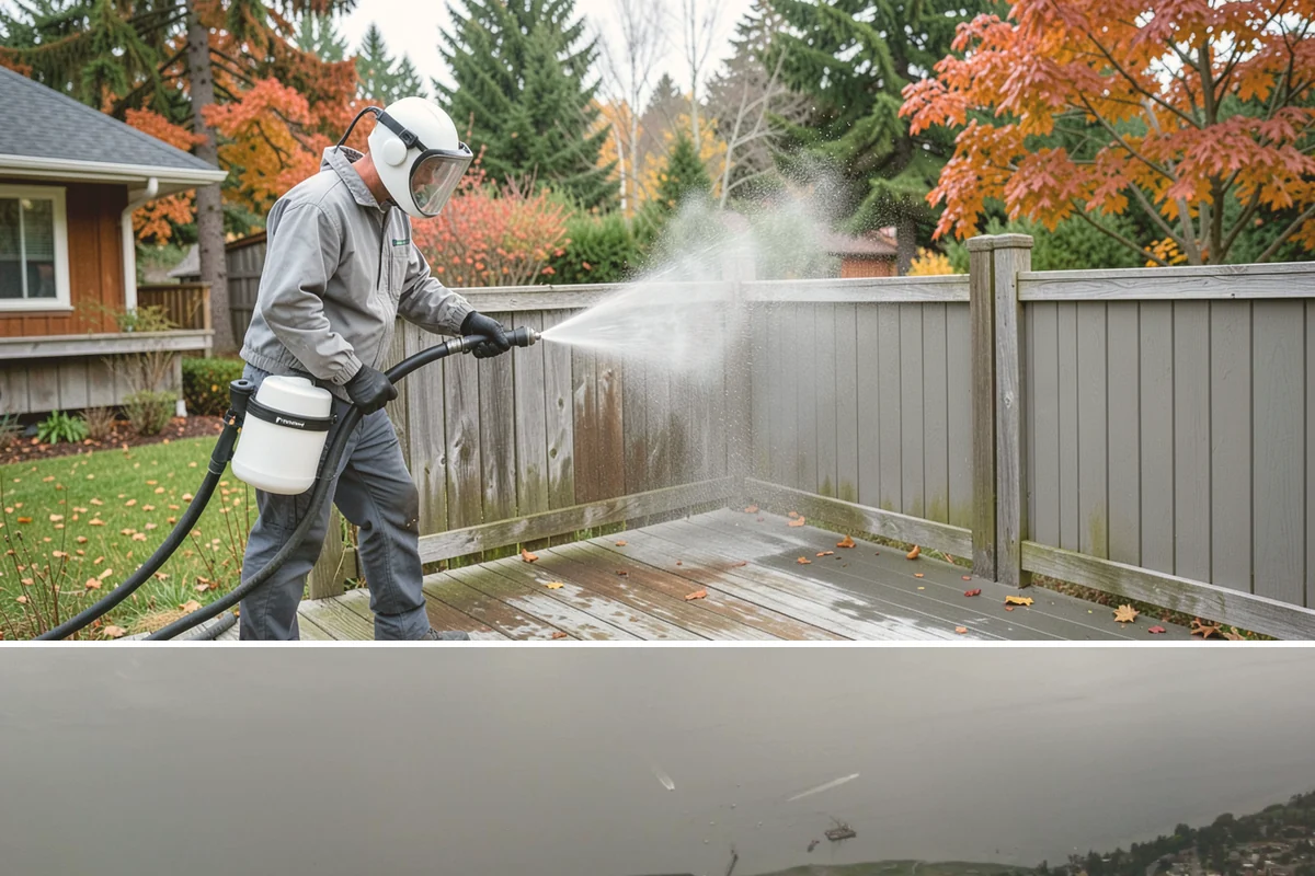 Plastic Cleaning in Des Moines, King County, WA - Clean exterior plastic in spring to remove winter mold, or in fall before storing furniture for the wet season.