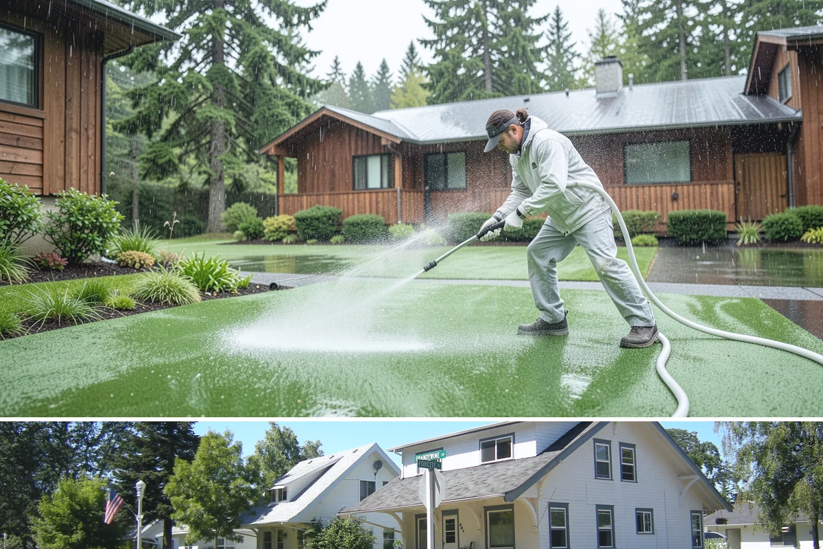 Plastic Cleaning in DuPont, Pierce County, WA - Clean exterior plastic in spring to remove winter mold, or in fall before storing furniture for the wet season.