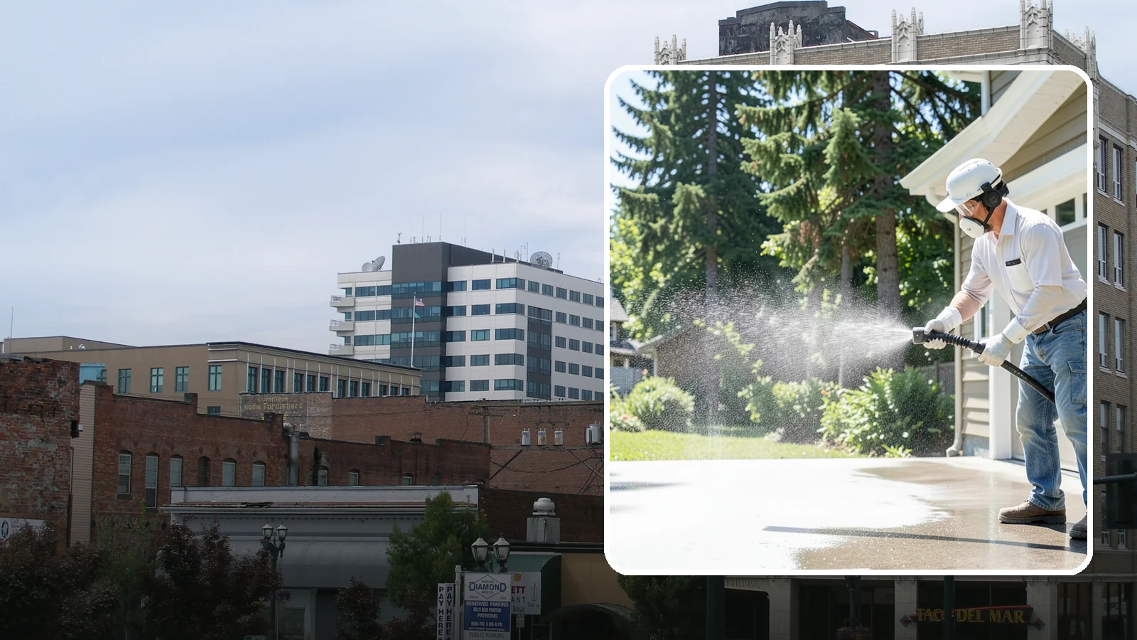 Plastic Cleaning in Everett, Snohomish County, WA - Cleaning of exterior plastic and vinyl fixtures, furniture, and trim that removes grime, mold, and chalking gently.