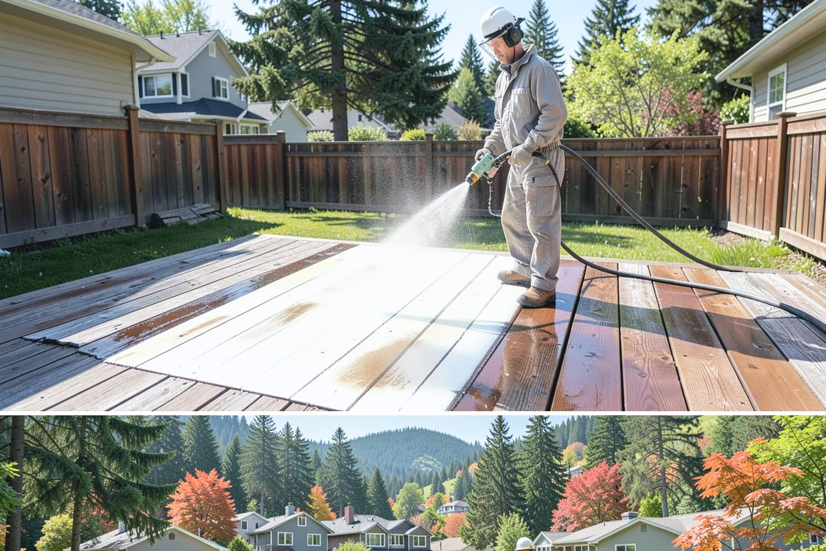 Plastic Cleaning in Fircrest, Pierce County, WA - Clean exterior plastic in spring to remove winter mold, or in fall before storing furniture for the wet season.